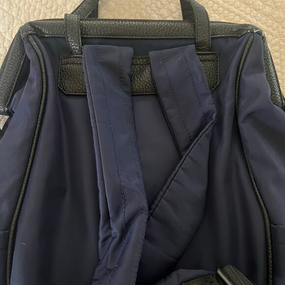 Navy Nylon Laptop Backpack Work Travel Bag Tutilo NY Carry The Day Multi Pocket main image 15